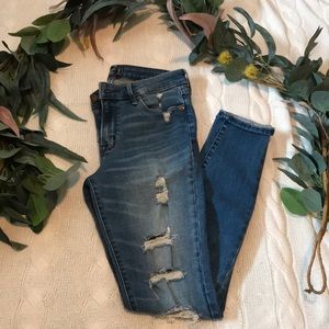 Abercrombie Harper low rise super skinny jeans
